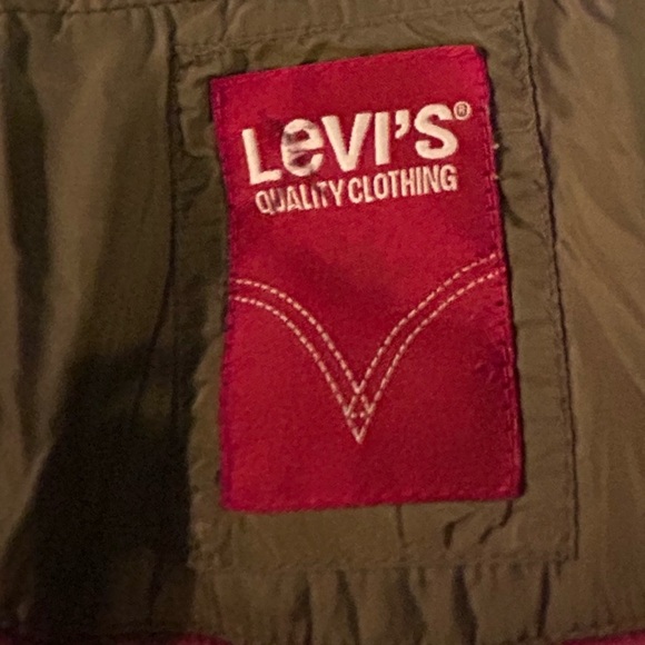 Levis coat Women’s Duck Down Faux Fur Hooded Parka Jacket L - Picture 7 of 8